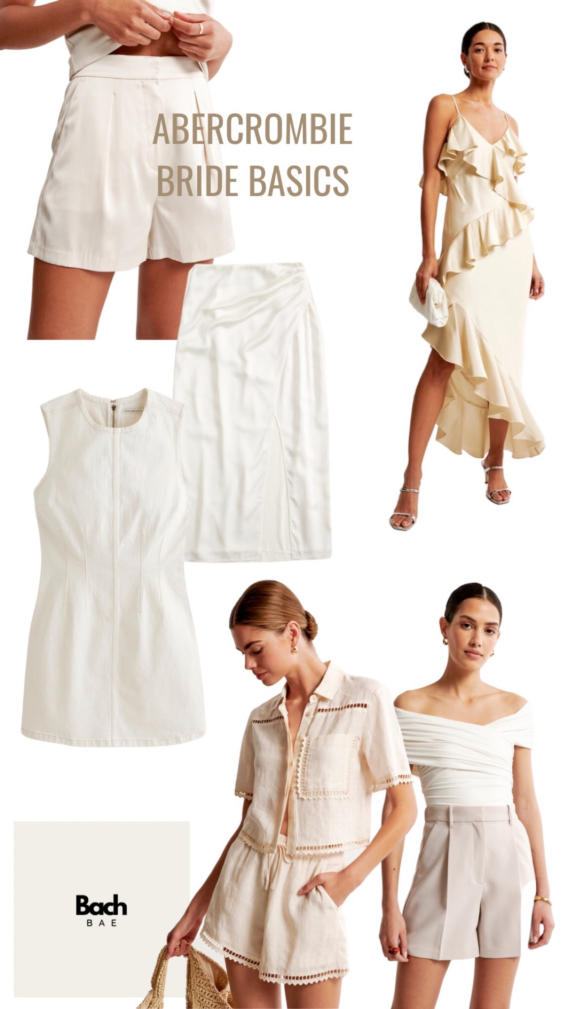 Abercrombie Bride Basics 

#bride #bridebasics #whitebasics #whiteoutfit #whiteoutfitinspo #bachelorette #bacheloretteoutfits #bachbae #bachoutfitinspo #bachinspo #brideinspo

#LTKstyletip #LTKunder100 #LTKwedding