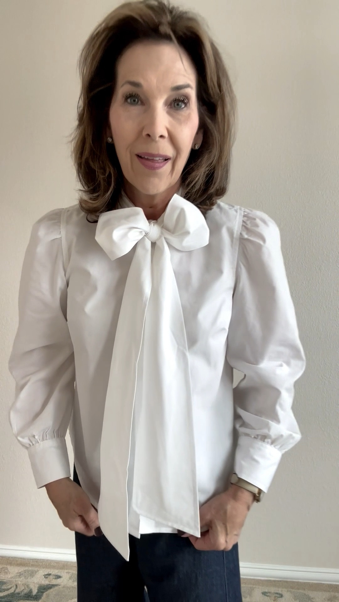 I love a good white shirt and this one is so cute and different. 

It also comes in a blue and white stripe and the long tie can be worn different ways.

The price on this white blouse is so good, it will sell out quickly. 

Walmart fashion • Walmart finds 

#LTKootd #LTKOver40 #LTKWorkwear
