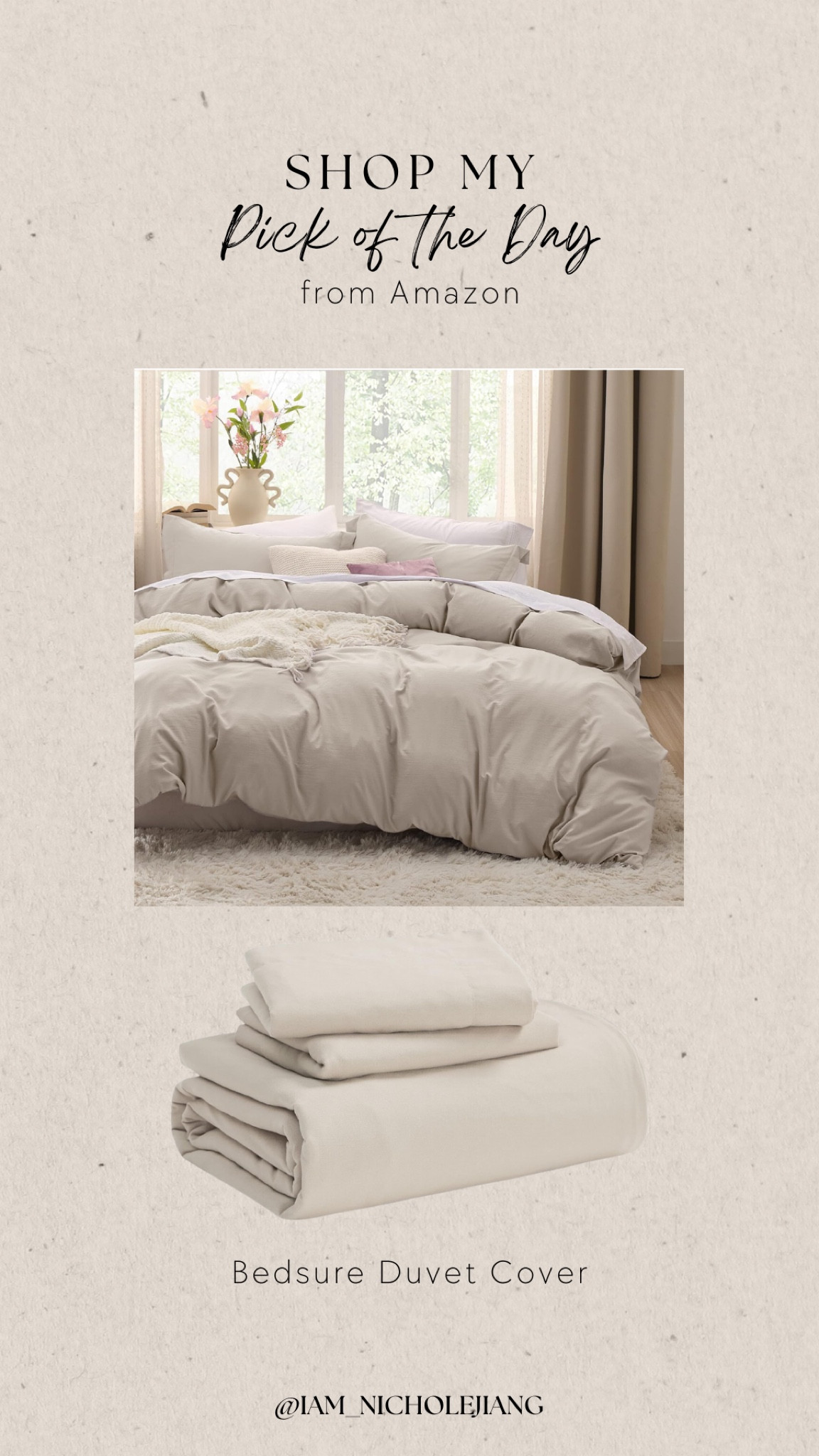 The Bedsure brand has quickly become my favorite bedding! This duvet cover is so soft and the cool tone color is exactly what I love! We have one of their comforters as well underneath the duvet!

#LTKFamily #LTKHome