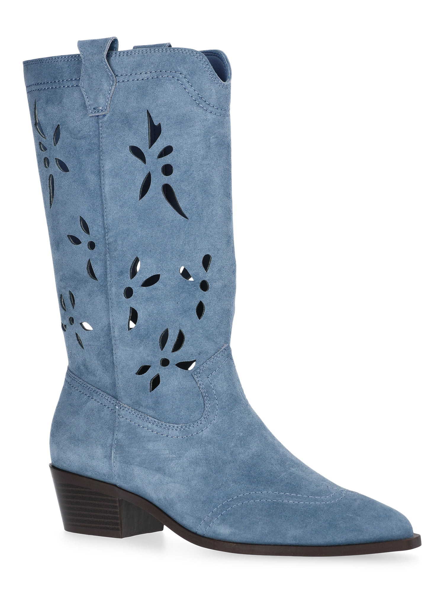 No Boundaries Women's Cut Out Western Boots | Walmart (US)