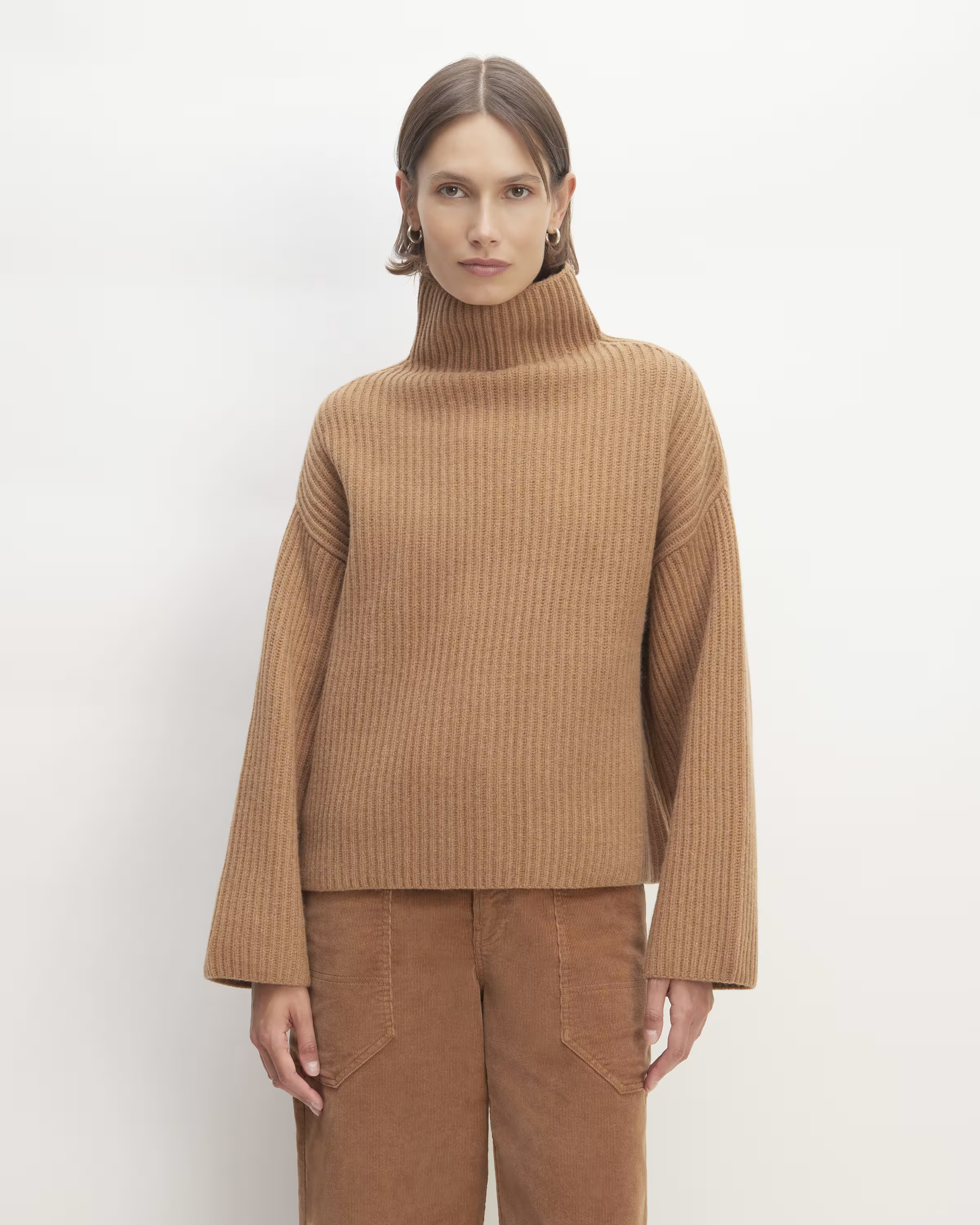 The Felted Merino Funnel-Neck Pullover | Everlane