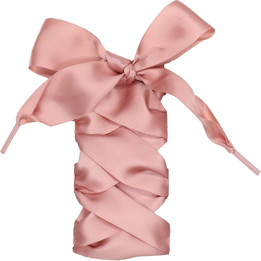 Amazon.com: COOL LACE Satin Ribbon Shoelaces Flat Shoe Laces for Sneakers 1 Pair Pack 32mm Wide 3... | Amazon (US)