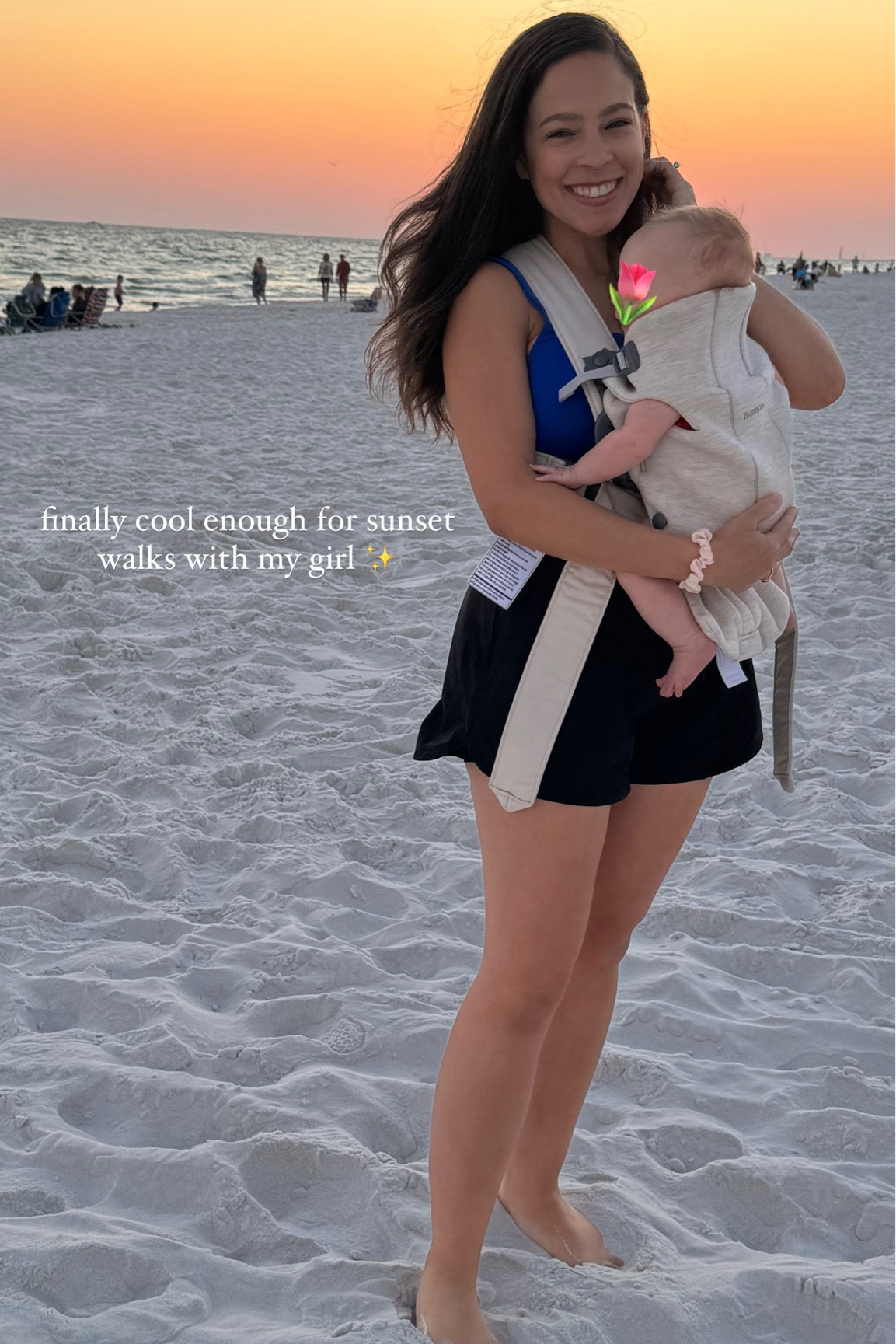 WE LOVE THIS CARRIER!! So soft, supportive for mommy and baby and literally the only way she’ll take nap time sleeps these days 🩷 thankfully nights are going well and she’s sleeping longer stretches!! 

#LTKBump #LTKBaby #LTKKids