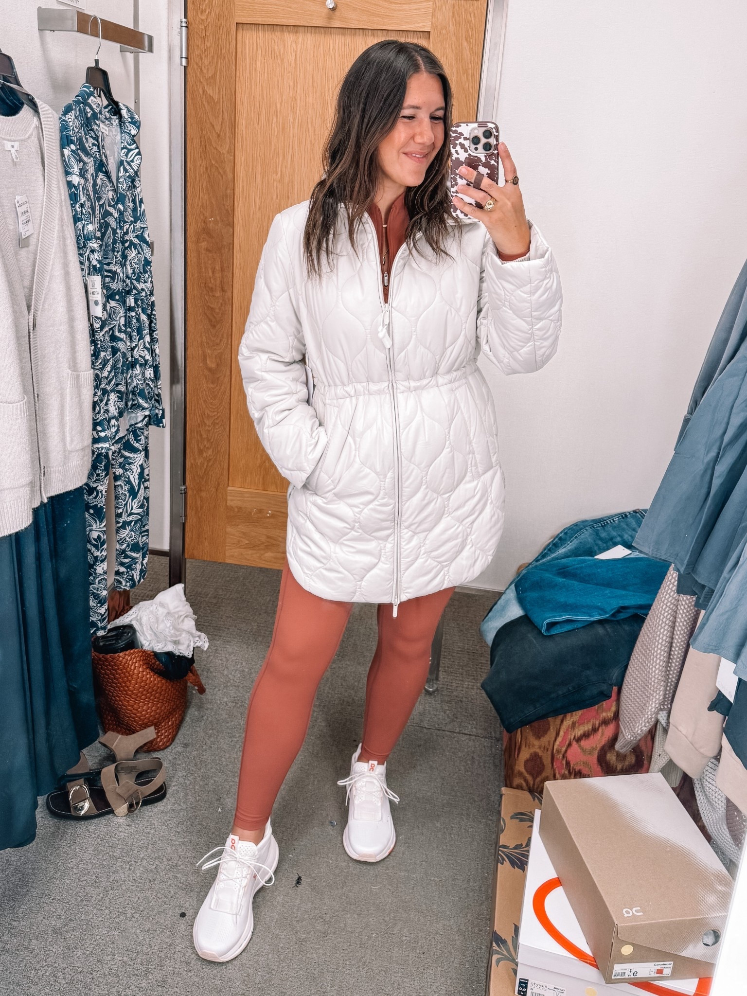 Nordstrom Anniversary sale jacket. Great staple piece to wear with everything. It has strings inside to pull the waist tighter which I love. 

Small

NSALE #nsale #nordstromsale

#LTKSaleAlert #LTKShoeCrush #LTKActive