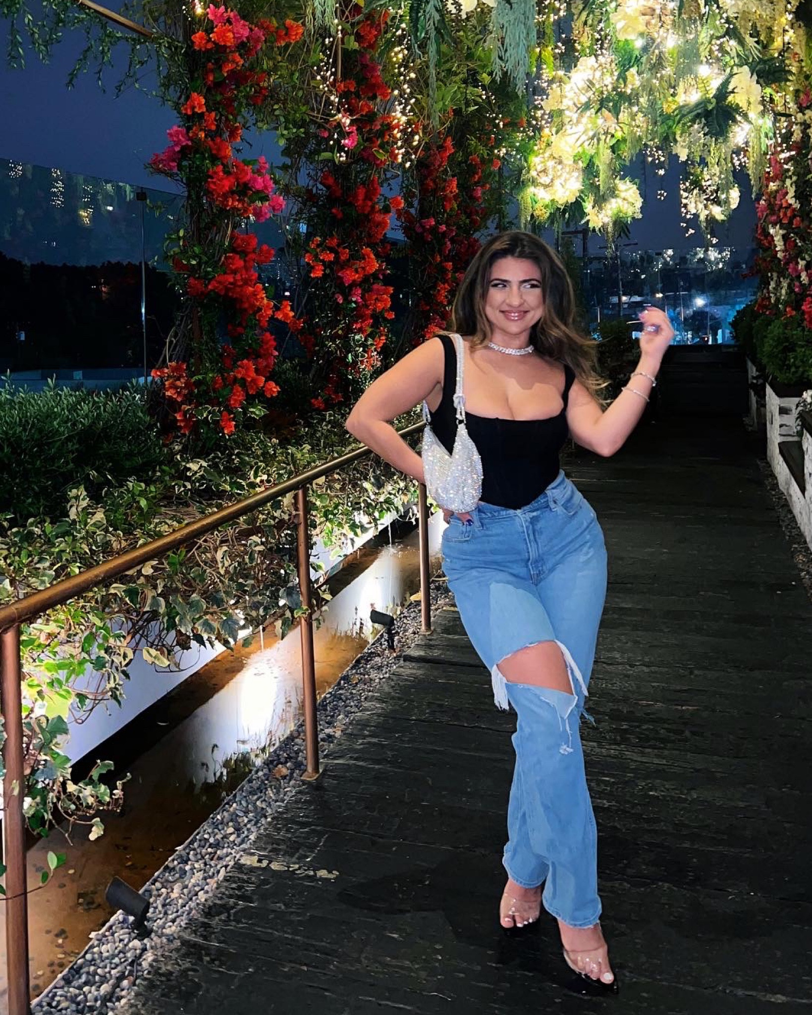 Everybody needs a going out uniform, a tight corset and a good pair of jeans is mine 💋 I’m wearing my favorite house of CB corset (it’s a mesh/stretch material). The one linked below is pure satin. Size up if you have a bigger chest 🥥🥥😜💕

#LTKcurves #LTKSeasonal #LTKfit