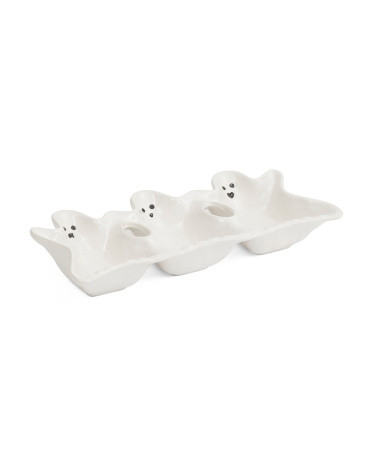3 Section Ghost Shape Server Tray | Marshalls