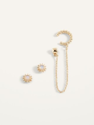 Gold-Toned Earring 3-Pack for Women | Old Navy (US)