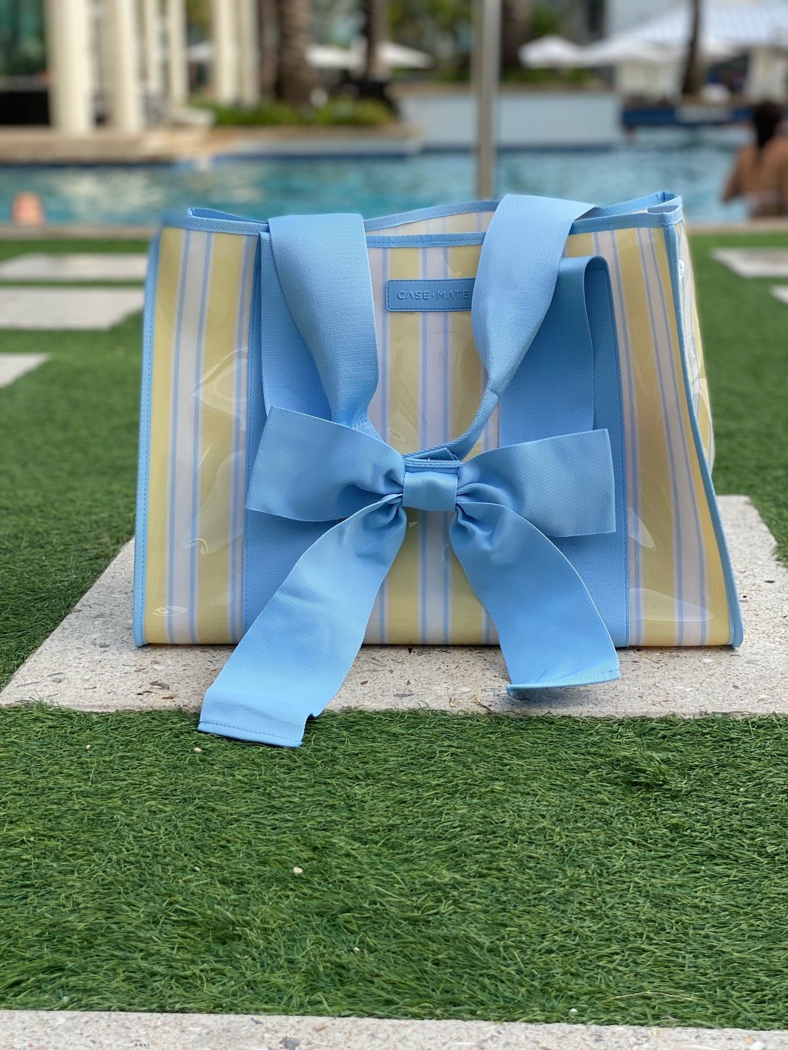 Can confirm this tote was everything on our island vacation 🏖️ 
-it folded flat for packing in suitcase
-waterproof
-light weight
-held scuba gear for myself and kids, snacks, water bottles, sunscreen, pool toys, and other essentials 
-the bow on shoulder is EVERYTHING 

I also linked the water proof phone pouch. I took it into ocean and pool for pics on multiple occasions. It floats, can go around neck or wear on shoulder, has a small pocket inside for money or cards, and 100% waterproof.

#LTKdayinmylife #LTKmomlife #LTKTravel
