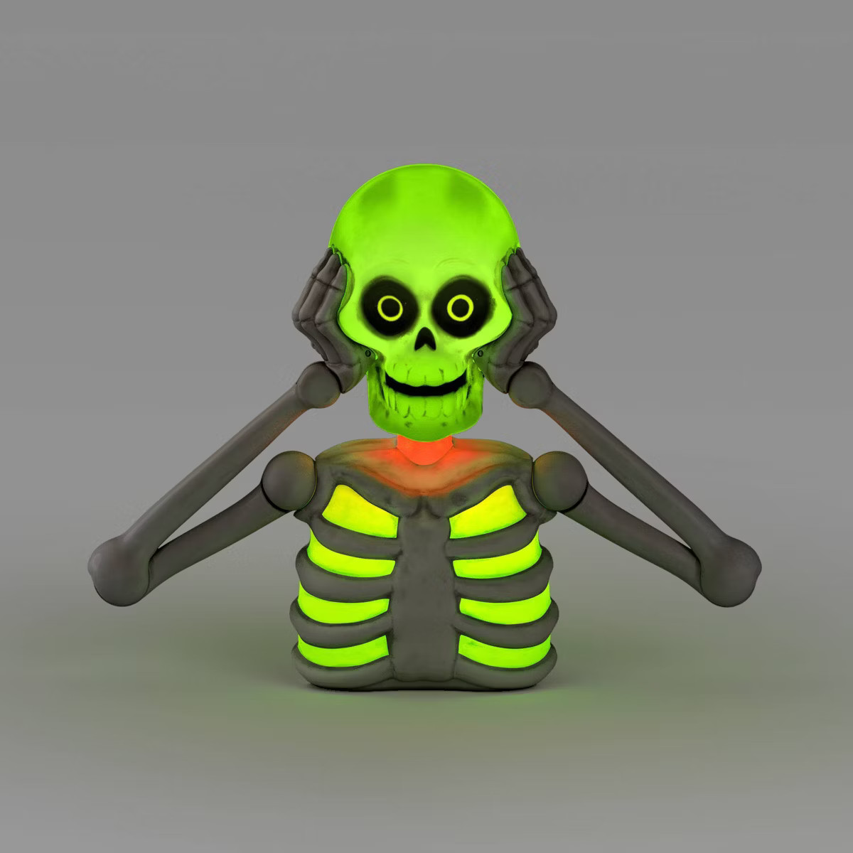 6" Animated Skeleton Torso Groundbreaker Halloween Decorative Prop White - Hyde and EEK! Boutique... | Target