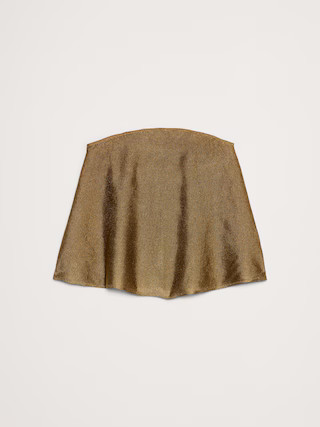 Metallic Strapless Top with Split Back | Banana Republic (US)