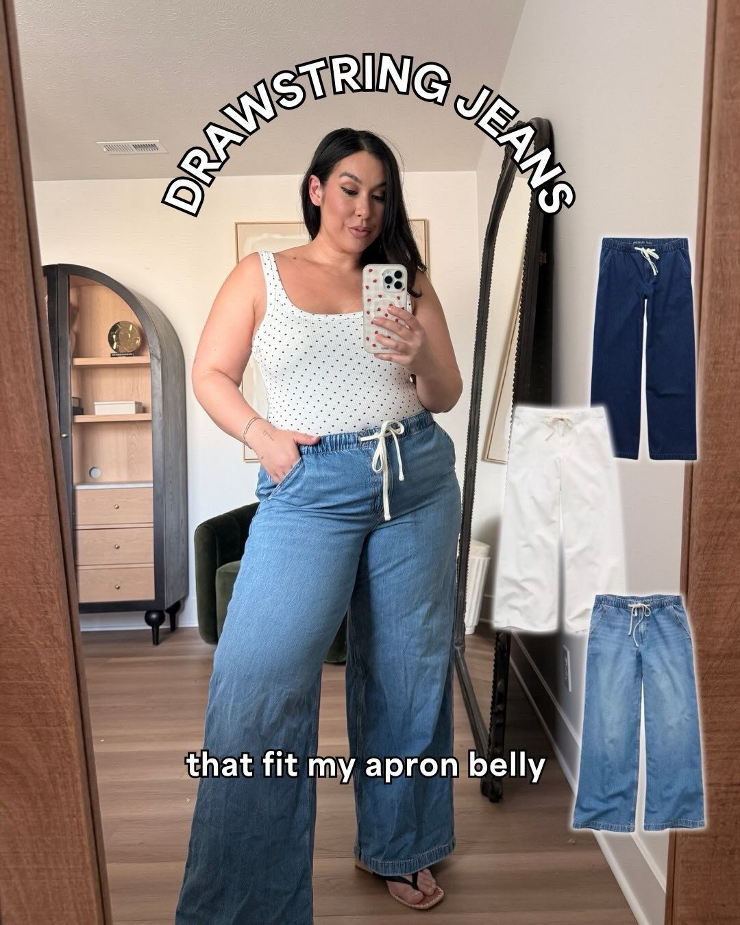 Spring Outfits I’m Loving. Drawstring Jeans!
 - 
- 
- Vacation outfits, swimsuit coverups, matching sets, spring dresses, soft pants, denim shorts, jumpsuit

#LTKSeasonal #LTKMidsize #LTKootd