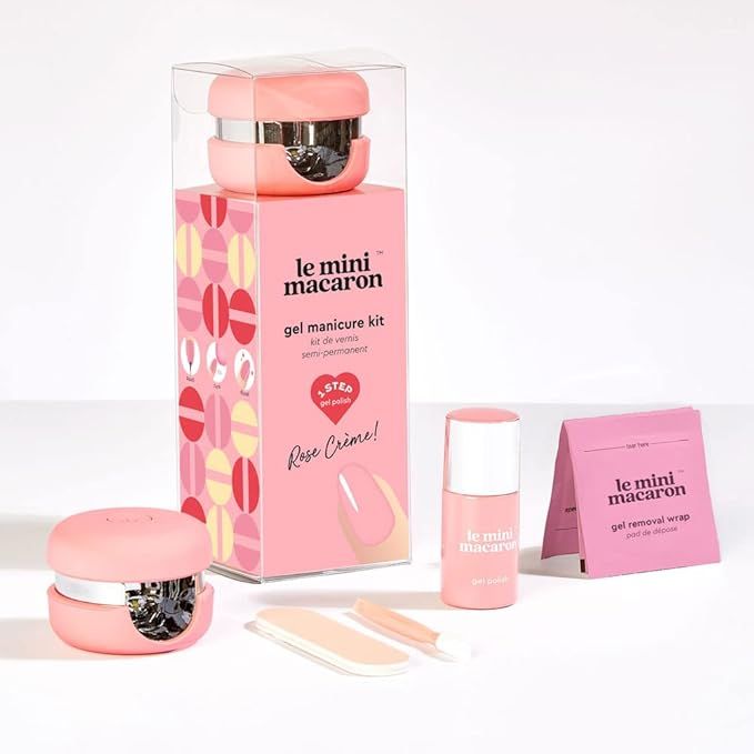 Le Mini Macaron DIY Gel Manicure Kit | Gel Nail Polish Kit w/ LED Nail Dryer Lamp, 1 Gel Polish, ... | Amazon (US)