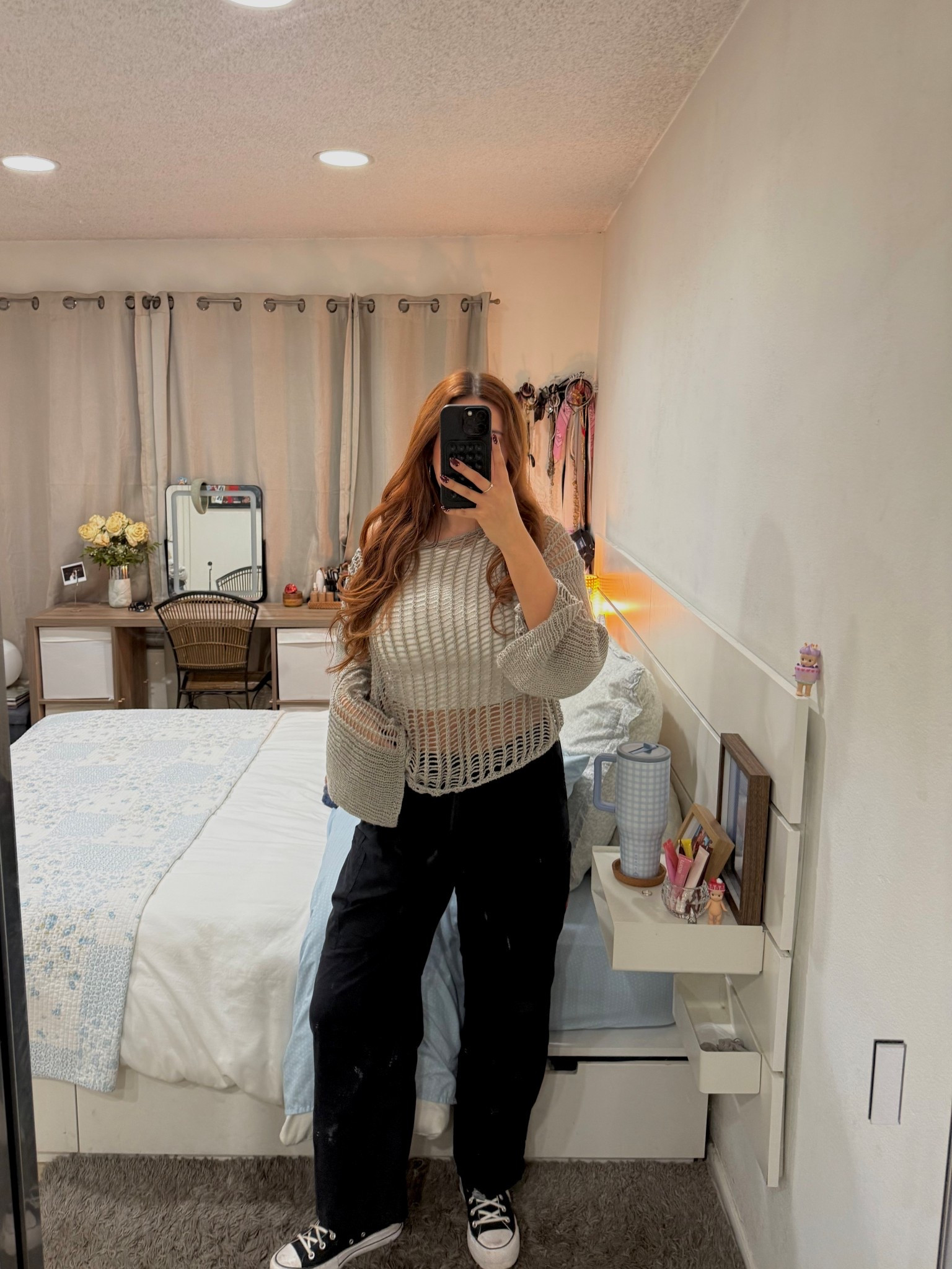 Pants are thrifted: brand is dickies ❤️