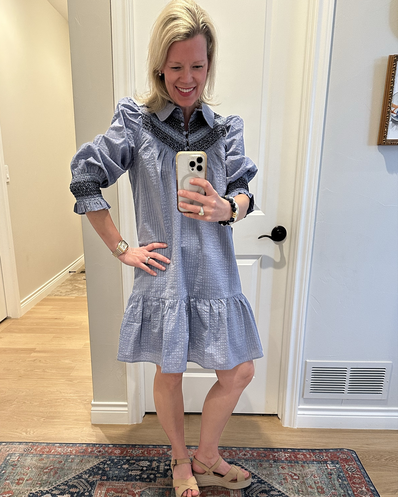 Some of my favorite blue dresses for spring and summer!!  All run true to size and are easy to throw on and head to lunch, church, coffee with a friend…love these pretty dresses!!!!

#LTKWatchNow #LTKParties #LTKSeasonal