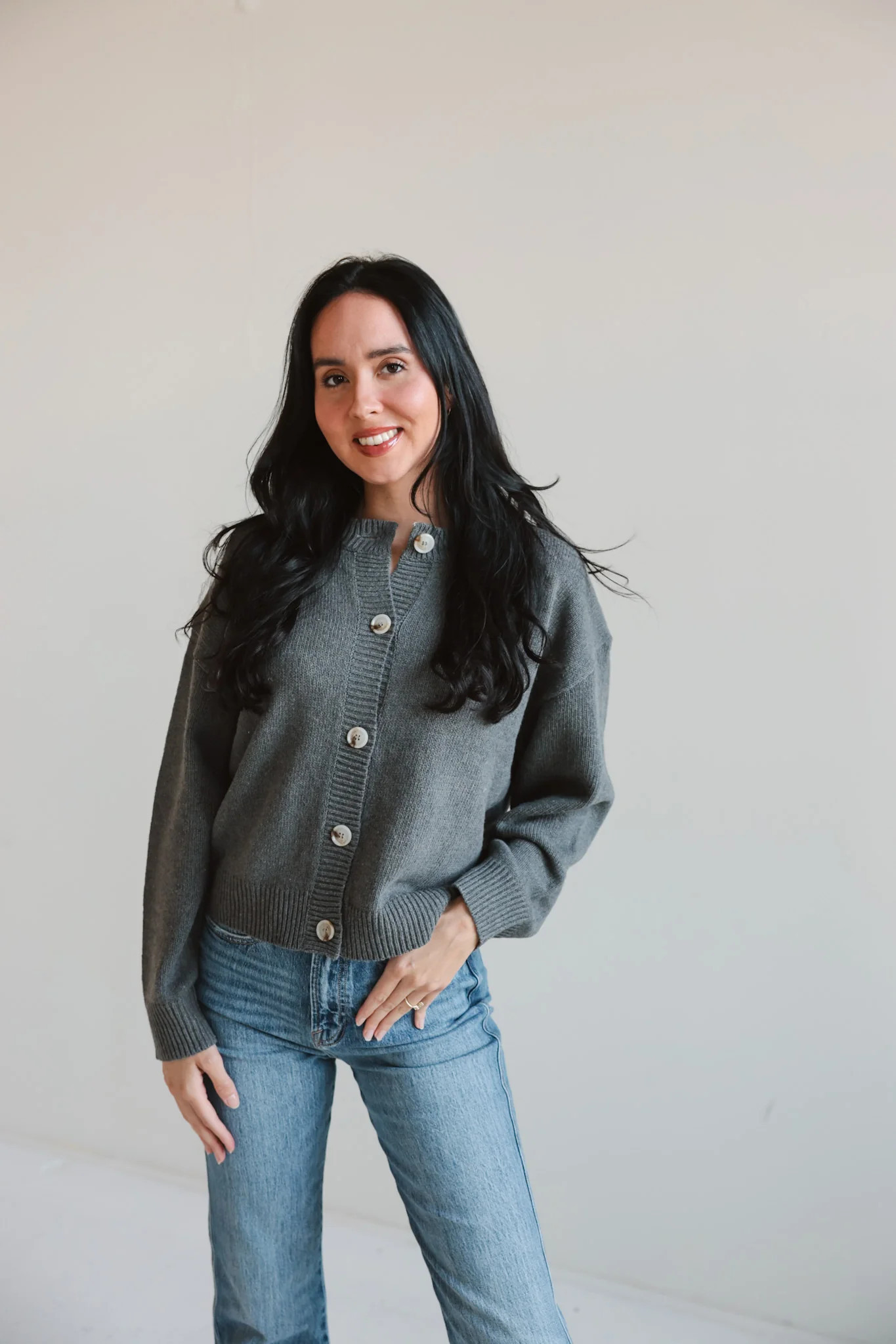 Classic Button-Up Cardigan | Ardire Collection