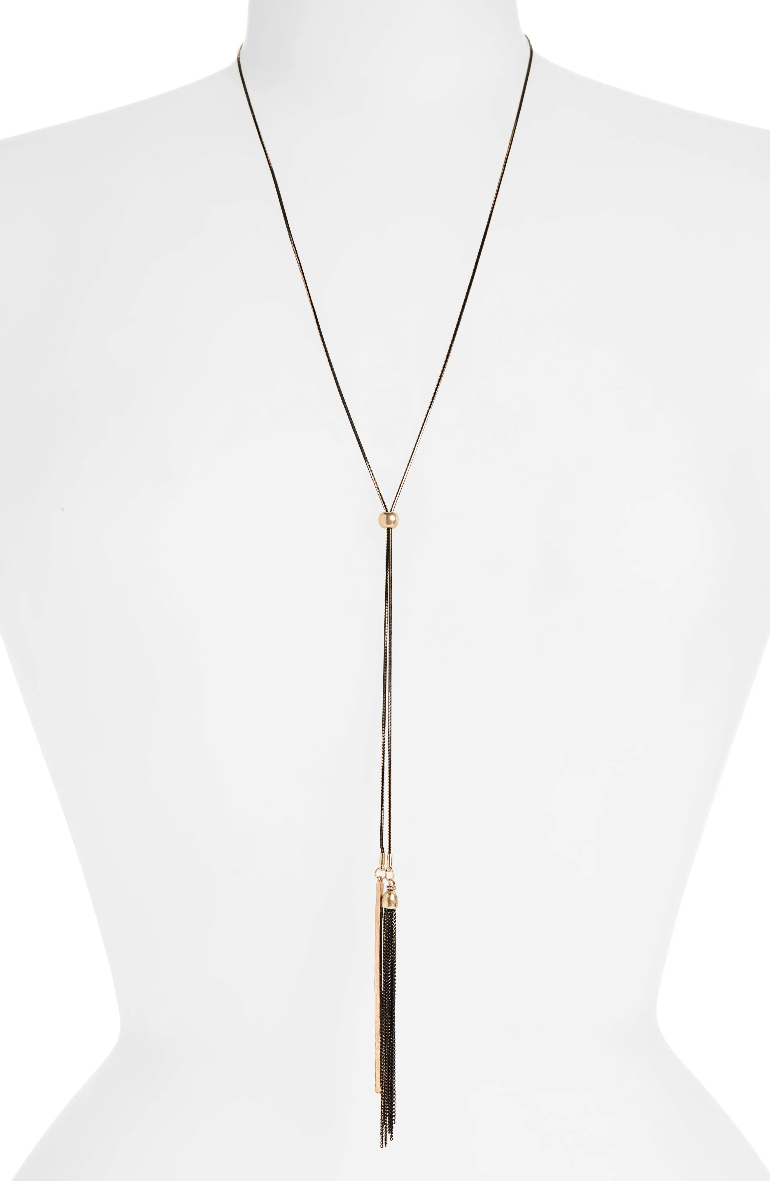 Canvas Jewelry Spray Chain Lariat Necklace | Nordstrom