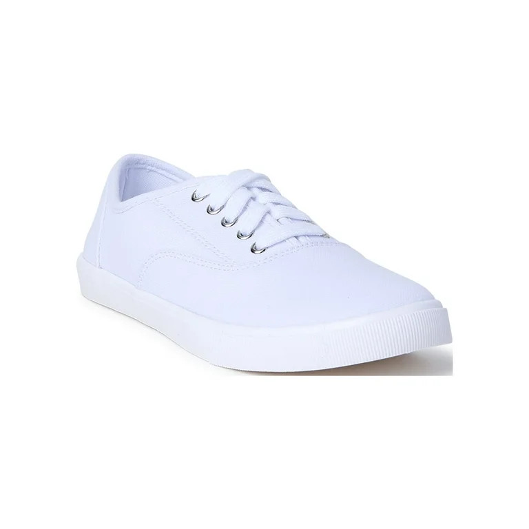 Time and Tru Women's Casual Lace-up Sneakers, Wide Width Available | Walmart (US)