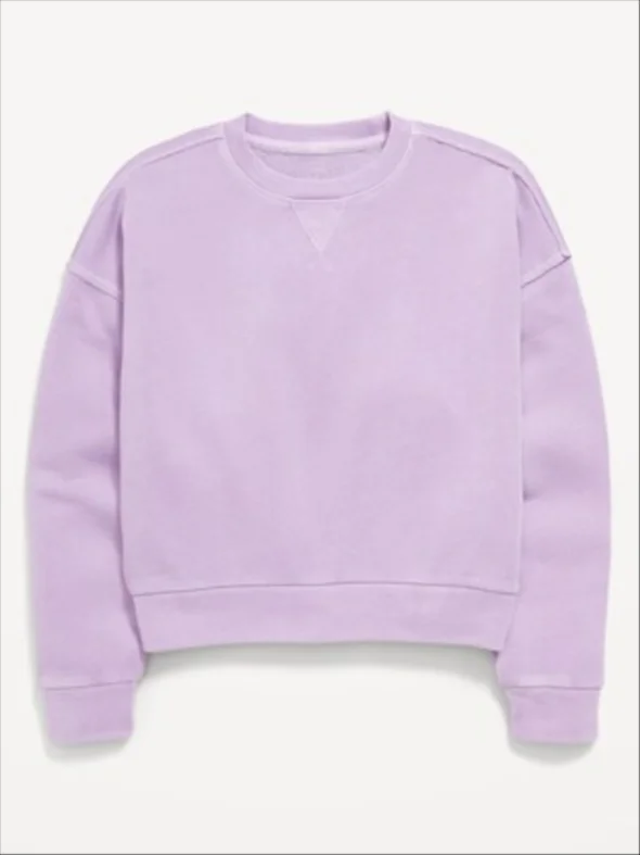 Washed Crew-Neck Sweatshirt for Girls product image from the verified GPgrows LTK collection