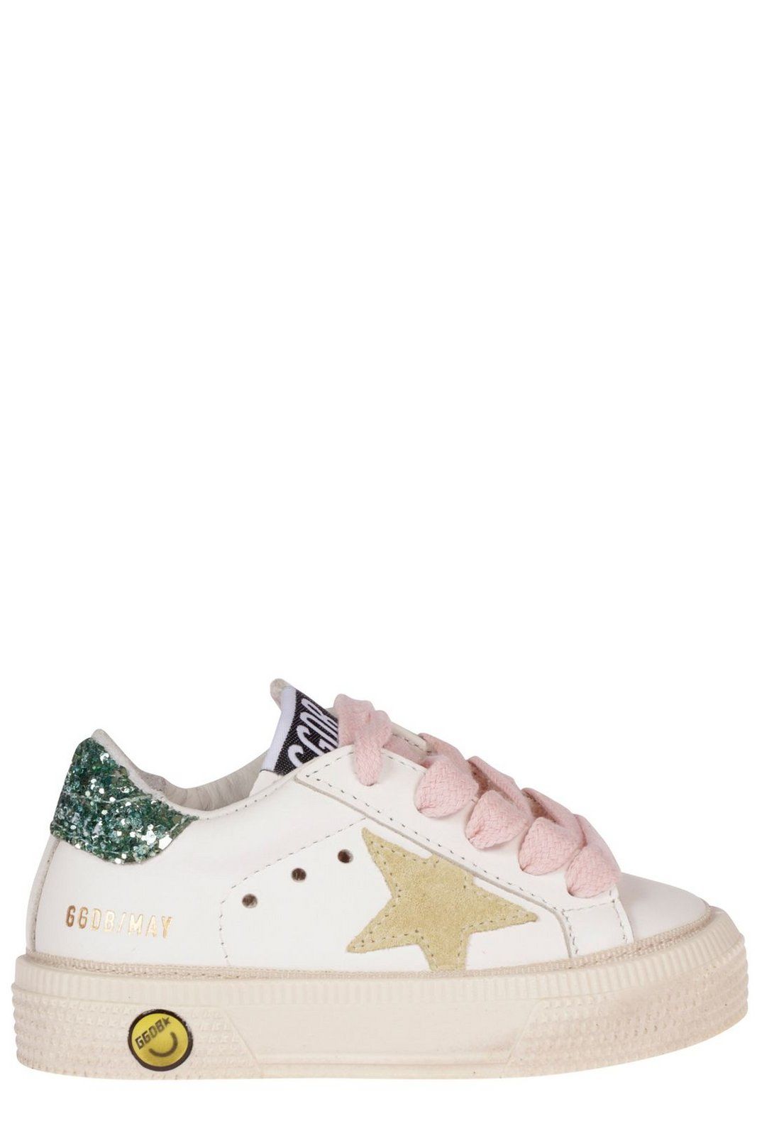 Golden Goose Kids Round Toe Lace-Up Sneakers | Cettire Global