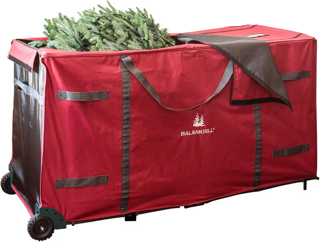 Balsam Hill Rolling Multi-Purpose Greenery Bag - Premium Christmas Tree Storage with Heavy-Duty W... | Amazon (US)