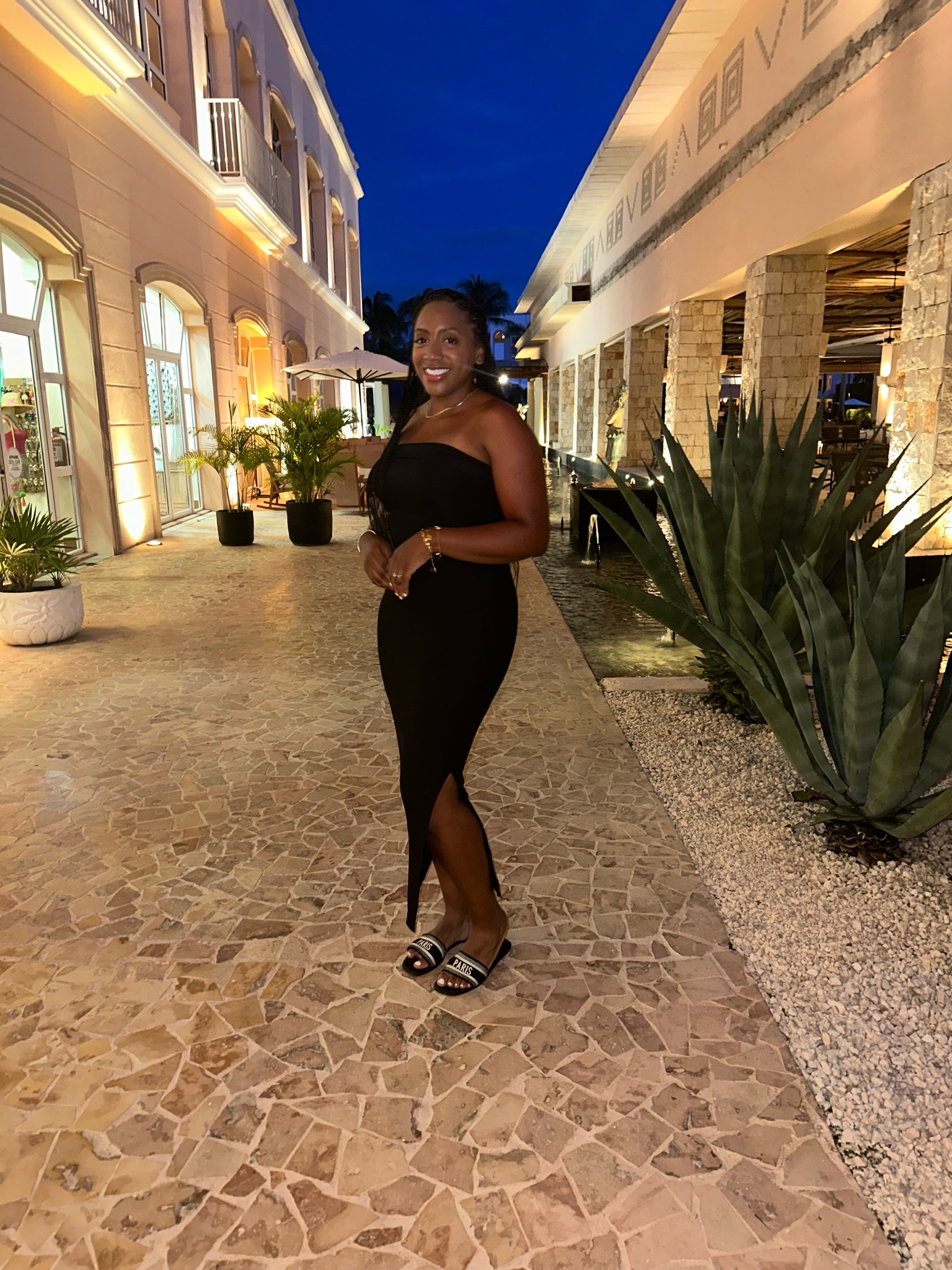 This little black strapless dress is so flattering! It comes in a few other colors as well. Perfect for vacation, wedding guest dress, and a staple dress to transition into fall! 

#LTKTravel #LTKParties #LTKU