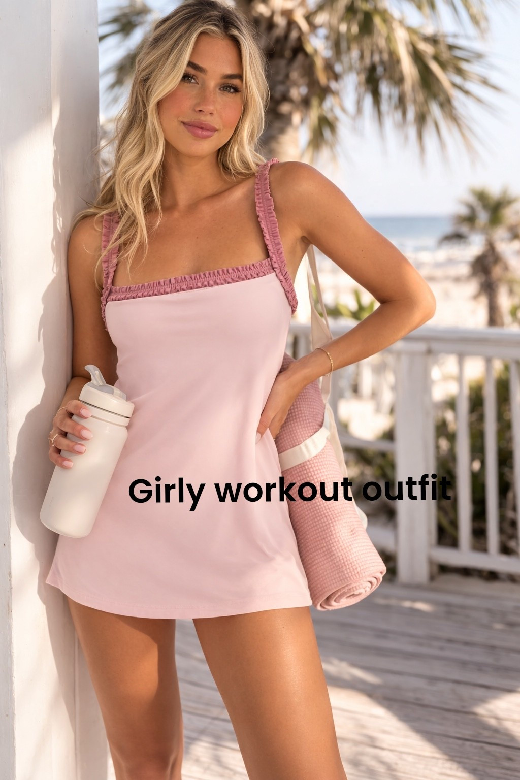 Girly workout set 💗 The cutest pink workout dress that’s perfect for Pilates, tennis, hot girl walks, or running errands. I love a sporty but feminine activewear look and this one is so flattering and comfy. Styled with white sneakers and my everyday gym essentials. Everything linked in my LTK! ✨

#workoutoutfit #girlyworkout #pilatesoutfit #tennisdress #activewearstyle #pinkworkoutset #fitnessstyle #gymoutfitideas #athleisurestyle #ltkfitness #ltkstyle #ltkactive #girlyaesthetic #sportyoutfit #fitnessfashion #ltkstyletip #ltkfindsunder50 #ltkabercrombie

#LTKActive #LTKfitnessgoals #LTKootd