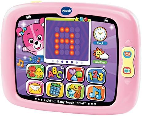 VTech Light-Up Baby Touch Tablet, Pink | Amazon (US)