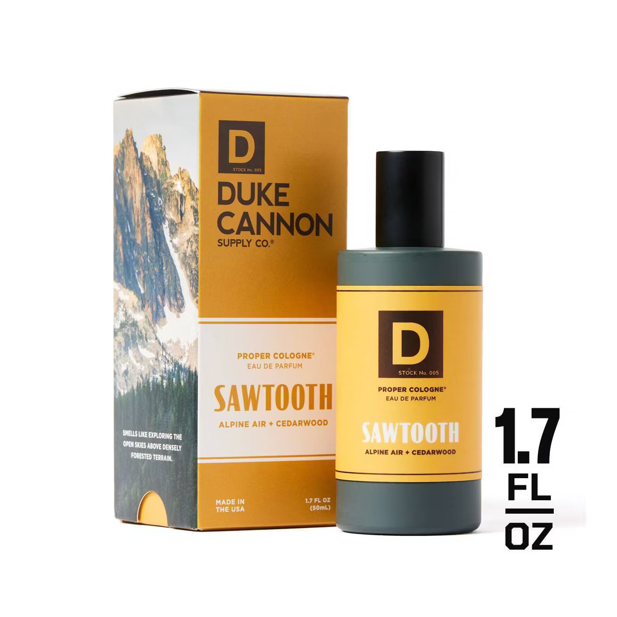 Duke Cannon Sawtooth Proper Cologne - Alpine Air & Cedarwood Cologne for Men's - Trial Size - 1.7... | Target