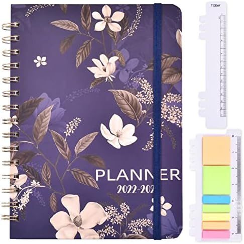 Academic Planner 2022-2023, 6.4 Inch X 8.5 Inch Floral Weekly Monthly Planner Yearly Agenda Organ... | Amazon (US)