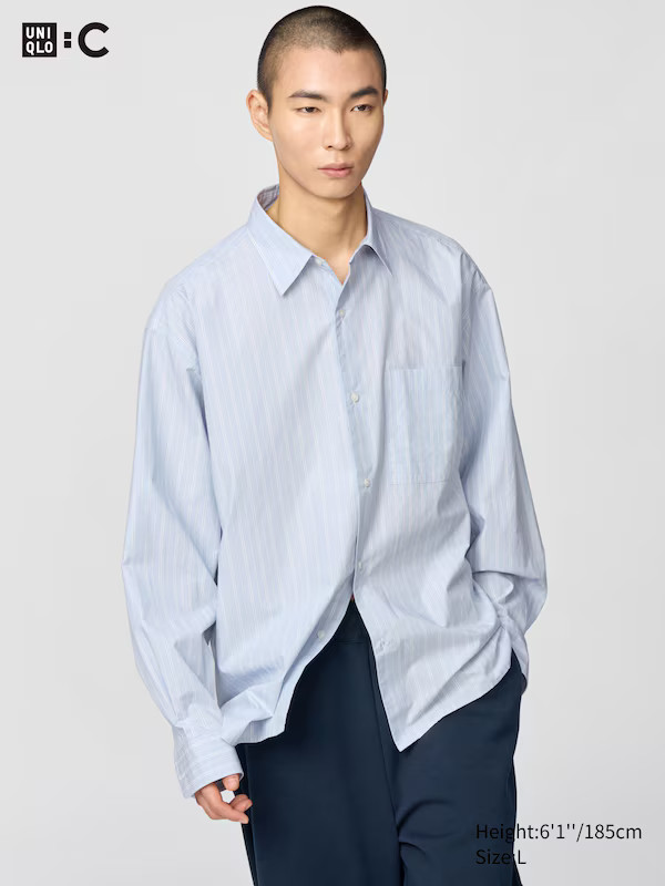 Camisa oversize (rayas) | Uniqlo ES