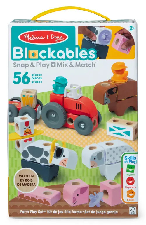 Melissa & Doug Blockables Snap & Play Mix & Match Set at Nordstrom | Nordstrom