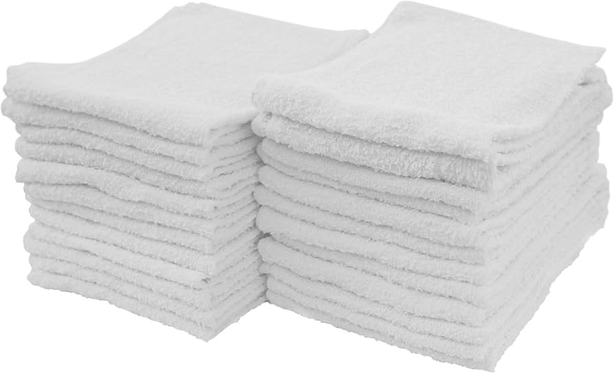 S&T INC. Multipurpose Cotton Terry Cleaning Towels for Home, Automotive, and Garage, 14 Inch x 17... | Amazon (US)
