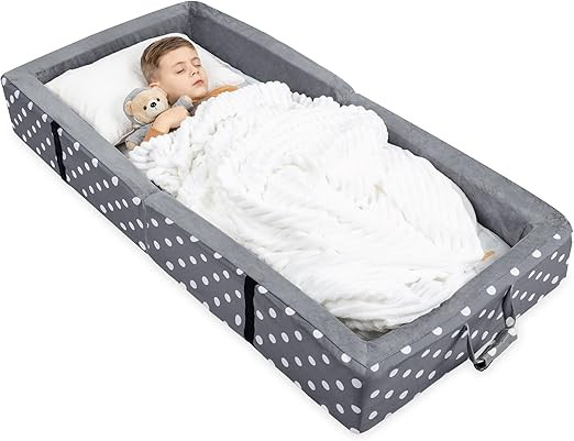 Milliard Toddler Folding Floor Cot for Travel, Washable Sleeper + Fitted Sheet Toddlers and Kids ... | Amazon (US)