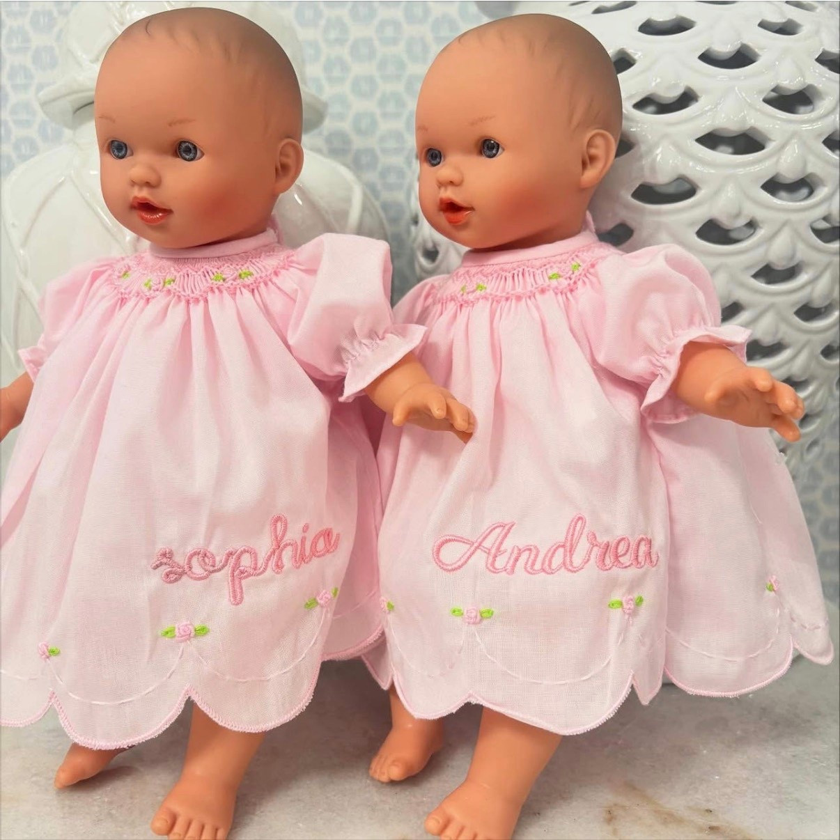 ✨Holiday Magic Meets Personal Touch 🎄

These Heirloom Baby Dolls are back and dressed for the season — the perfect keepsake for your little one’s stocking🩷 Each precious doll wears a hand-smocked pink dress and can be personalized with your child’s name for that extra-special touch💕

🎁 Whether tucked under the tree or peeking out of a stocking, these dolls are made to be cherished for years to come!!!

✨ Custom name embroidery available
🎀 Soft pink or white dress available
🎅🏼 The sweetest holiday keepsake for every little girl

Shop now before our Christmas delivery cutoff — these won’t last long!
#christmas #christmastime #christmasseason #christmasgift #christmaspresent #giftidea #giftguide #christmastoys #girlsgift #babygift #babydoll #holiday #holidays #heirloom #timeless #holidayheirlooms #personalizedgifts #stockingstuffers #christmasmagic #customembroidery #heirloomdolls #monogrammagic #southernstyle #smocked #christmasgiftideas

#LTKGiftGuide #LTKHoliday #LTKKids