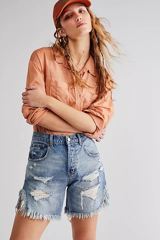 CRVY Night Boyfriend Shorts | Free People (Global - UK&FR Excluded)