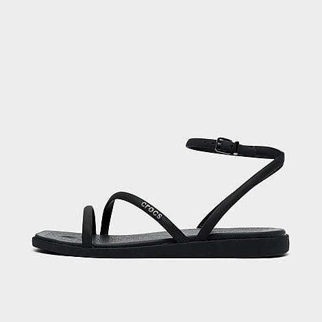 Crocs Women's Miami Ankle Strap Sandals in Black Size: 11.0 | Finish Line (US)