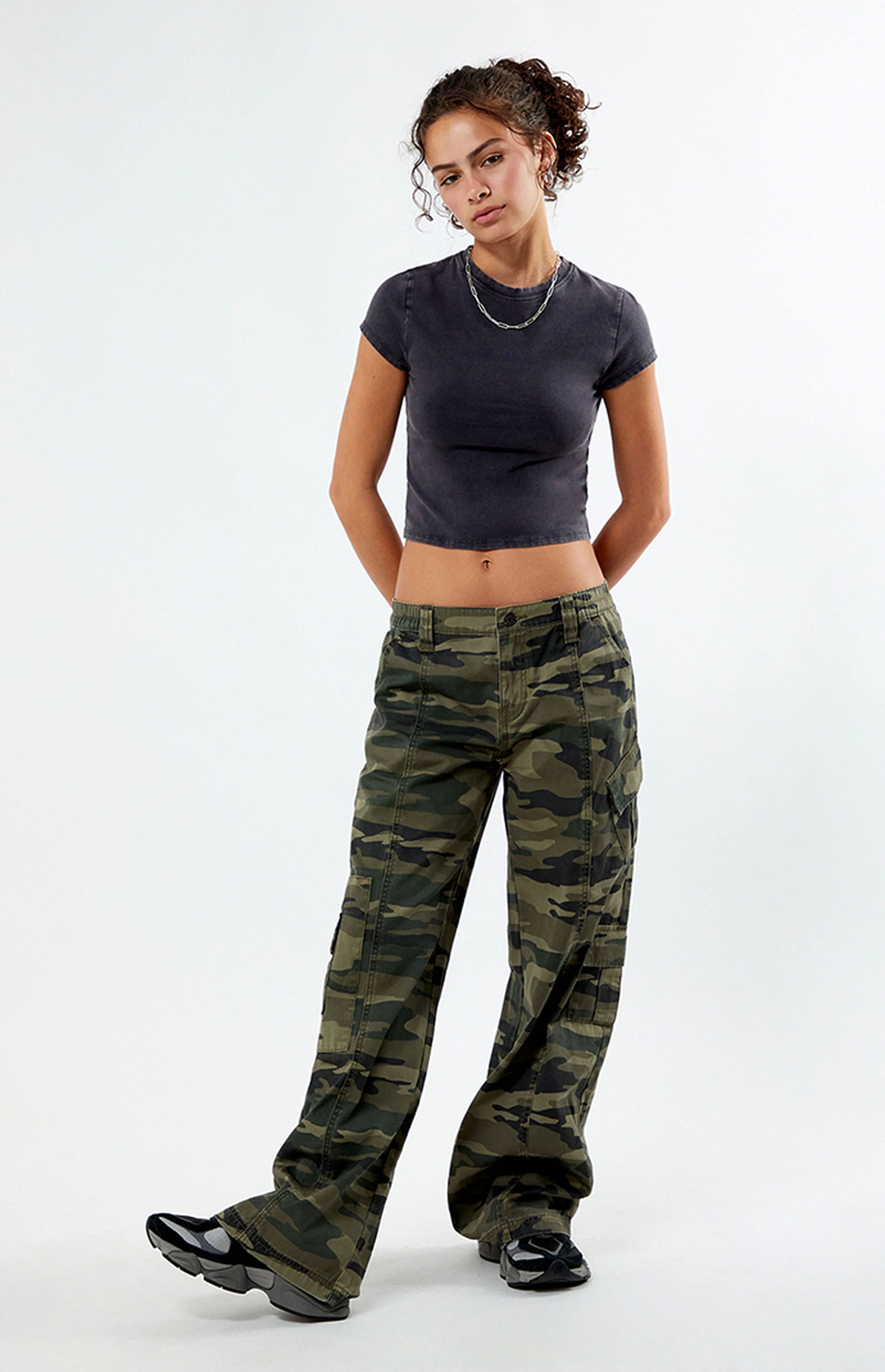 PacSun Camouflage Lightweight Low Rise Baggy Pants | PacSun | PacSun