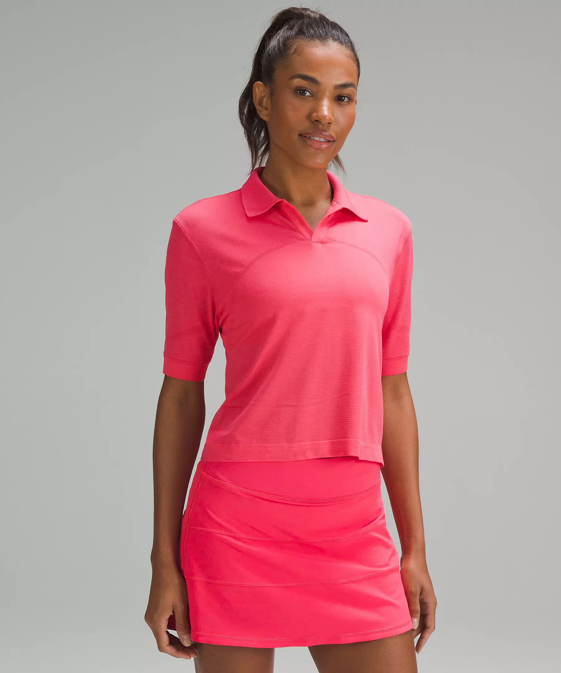 Swiftly Tech Relaxed-Fit Polo Shirt | Women's Short Sleeve Shirts & Tee's | lululemon | Lululemon (US)