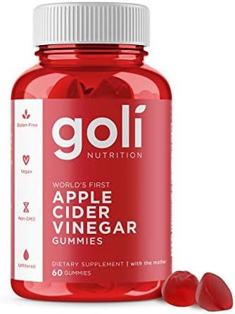 Apple Cider Vinegar Gummy Vitamins by Goli Nutrition - Immunity & Detox - (1 Pack, 60 Count, with... | Amazon (US)