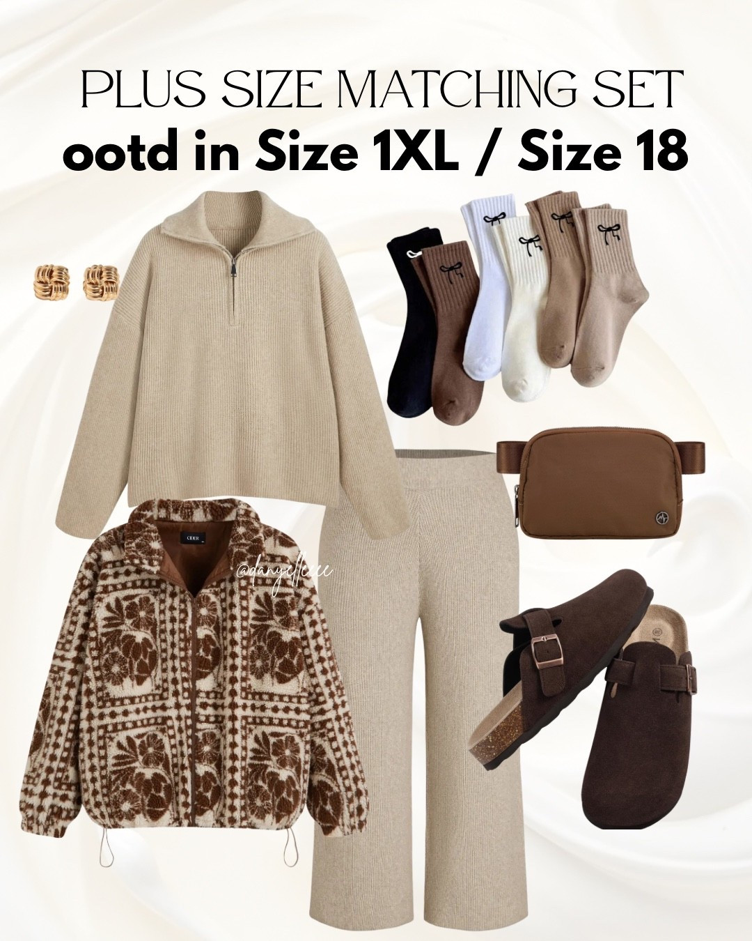 plus size matching sweater lounge set 🧦☕️🫶🏻

#LTKSeasonal #LTKMidsize #LTKPlusSize