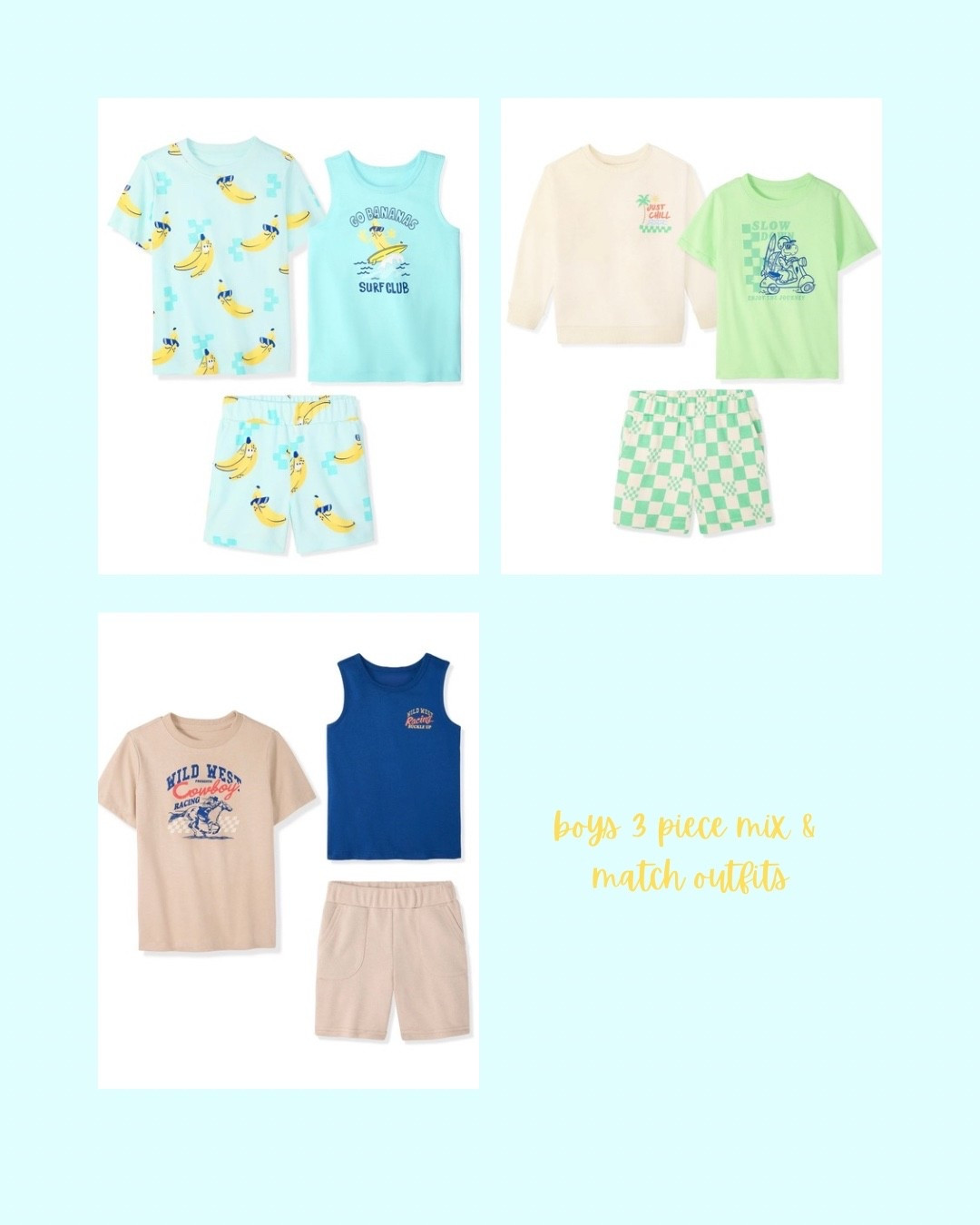 Garanimals boys 3 piece mix and match!

#LTKKids #LTKBaby #LTKmomlife