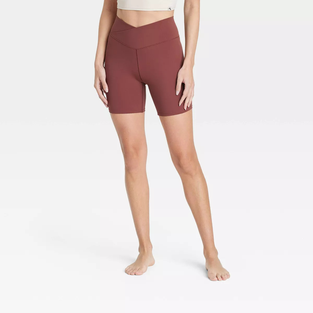 Women's Crossover Waistband 6" Bike Shorts - JoyLab™ | Target