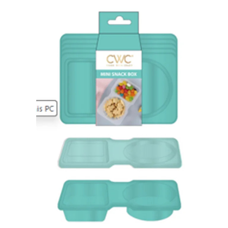 CWC 30PC 2 COMPARTMENT SNACK BOX Teal | Walmart (US)
