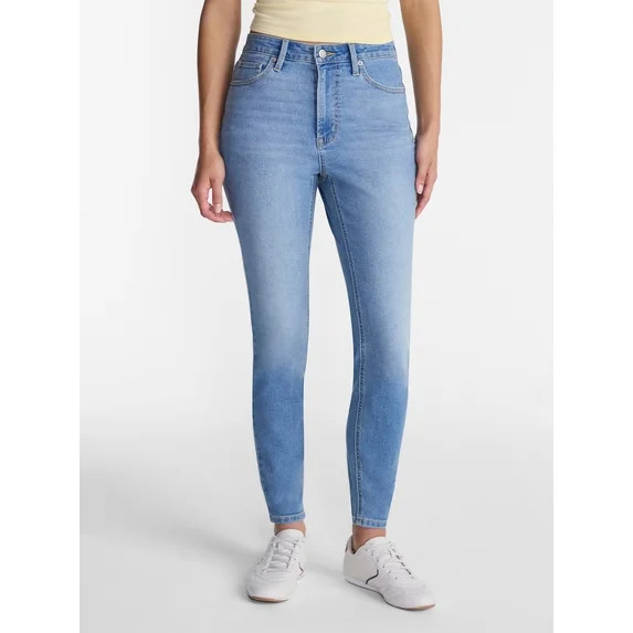 No Boundaries Women's High Rise Skinny Jean, 28.5" Inseam, Sizes 00-20 | Walmart (US)