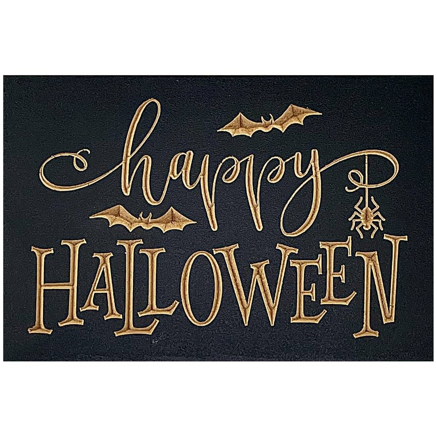 Happy Halloween Sign - 8 x 12 in. - Cute Halloween Decor - Halloween Decoration - Happy Halloween... | Amazon (US)