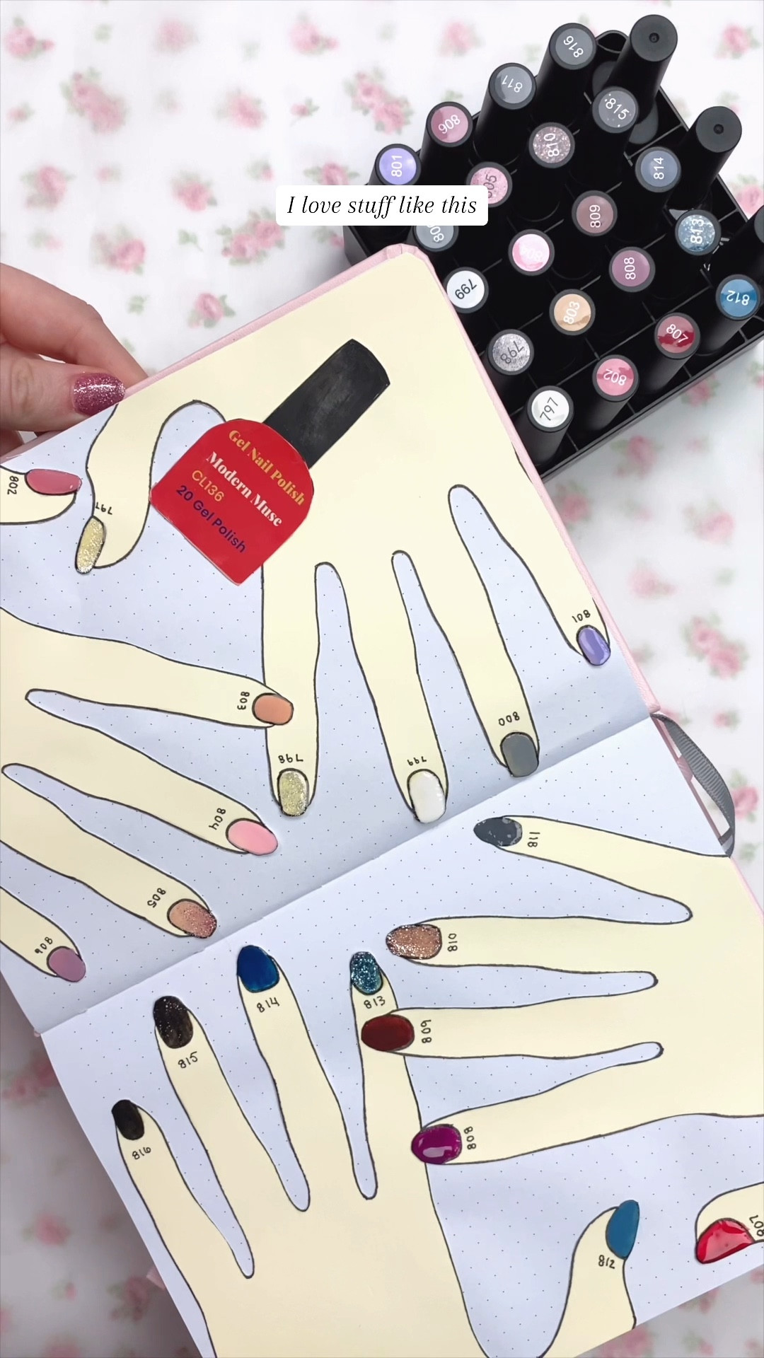 Page 3 in my “makeup junk journal” - a creative way to swatch your nail polish! 

This Beetles Gel Polish is my favorite - it stays on for a few weeks even with all the crafts that I do! 

Plus it lasts FOREVER - I literally haven’t had to buy nail polish since 2022 😅



#LTKbeauty #LTKstyletip #LTKVideo