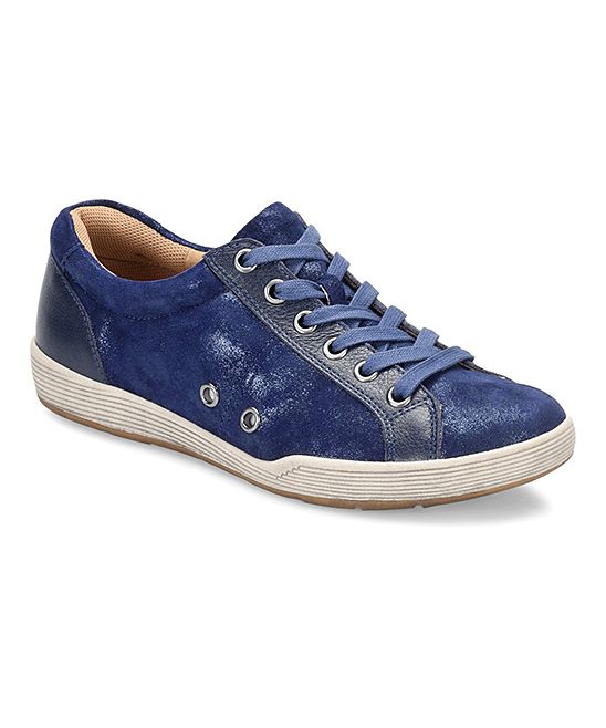 Comfortiva Women's Sneakers PEACOAT - Peacoat Navy Lyons Suede Sneaker - Women | Zulily