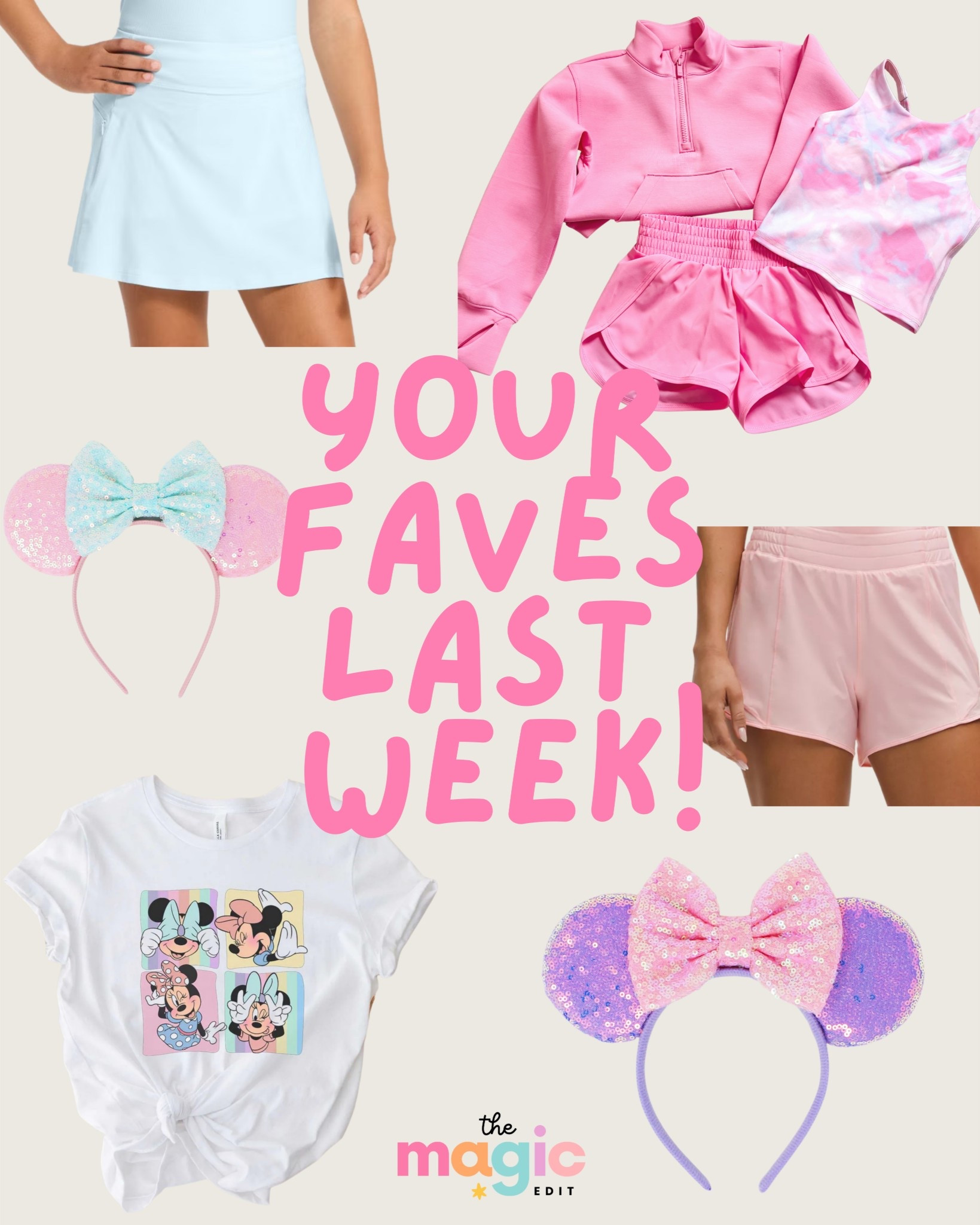 Shopper Favorites from Last Week ✨🐭

You all loved these last week—and I’m not surprised because they all coordinate perfectly! 🤍 From classic mouse ears and park-ready graphic tees, to Target girls All in Motion athletic wear and Lululemon shorts for women, these pieces mix and match so well for Disney days, travel days, and everyday wear.

This is one of my favorite combos: comfy, functional, and easy to style for the parks—whether you’re twinning with your kids or just want a pulled-together Disney look without trying too hard. 🏰✨

✨ Fan-favorite mouse ears
✨ Cute + comfy park shirts
✨ Girls All in Motion sets from Target
✨ Lululemon shorts women love

Everything is linked so you can recreate the look or grab just your favorites!

#LTKDisney #ShopperFavorites #DisneyOutfits #WhatToWearToDisney #ParkStyle #TargetFinds #LululemonStyle #DisneyMomStyle #FamilyDisneyStyle
