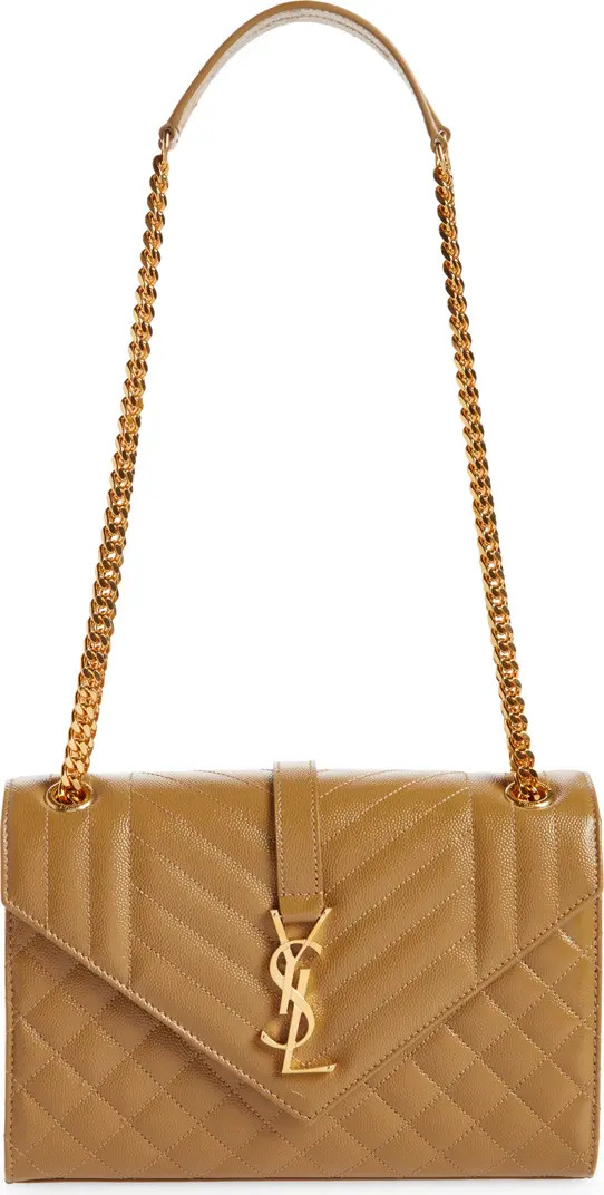Saint Laurent Medium Cassandra Calfskin Shoulder Bag | Nordstrom | Nordstrom