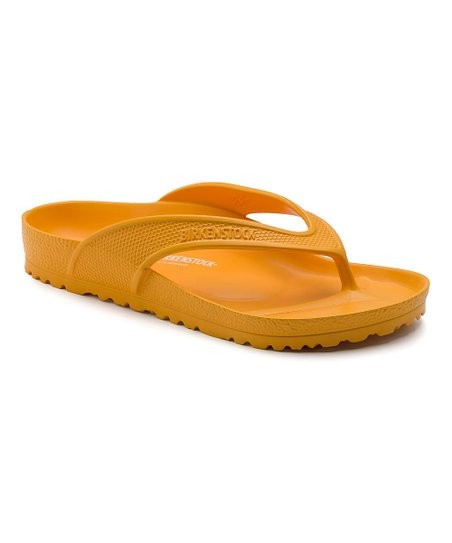 Zinnia Yellow Honolulu Sandal - Adult | Zulily